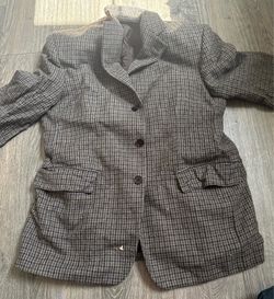 vintage Faconnable wool coat