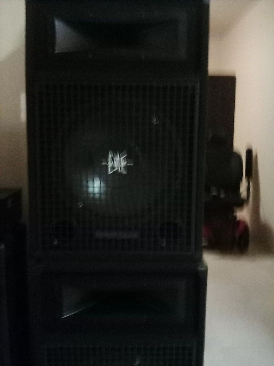 15's digital pro audio: dj speakers...mint condition..no damage real clean, hit hard...comes with new wire..14 have...8 feet on both...$100. firm$$$