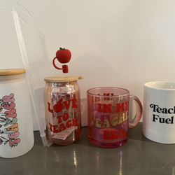 Brand New Teacher Cups