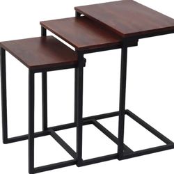 Mahogany end tables 🪵 