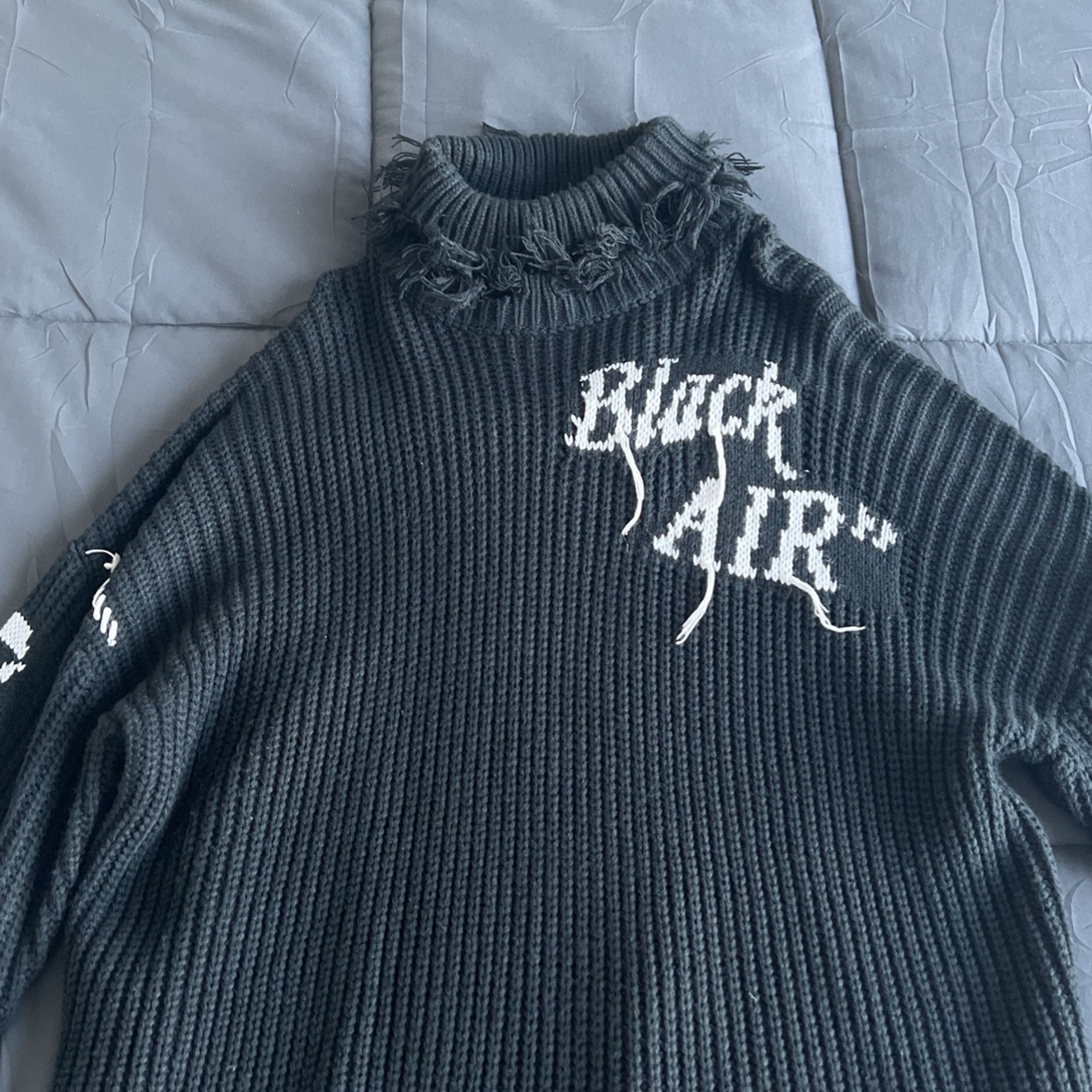 Black Air Wool Sweater