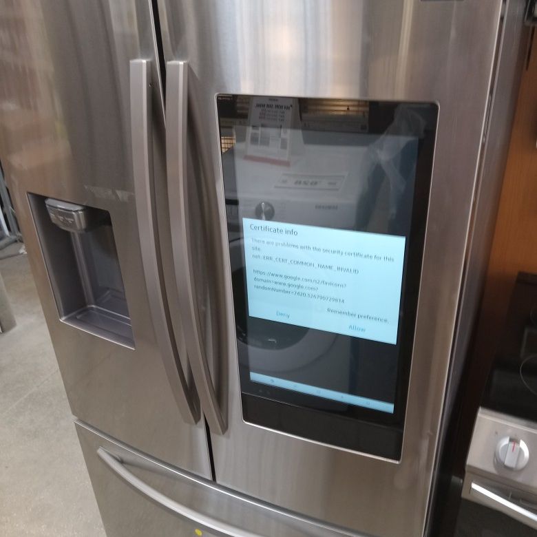 Samsung Refrigerator Stainless Steel For Low Price Working Well Like Brand New 