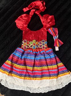 Baby girl Mexican style dress