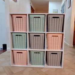 Cube Organizer - Includes 9 Quality Storage Baskets