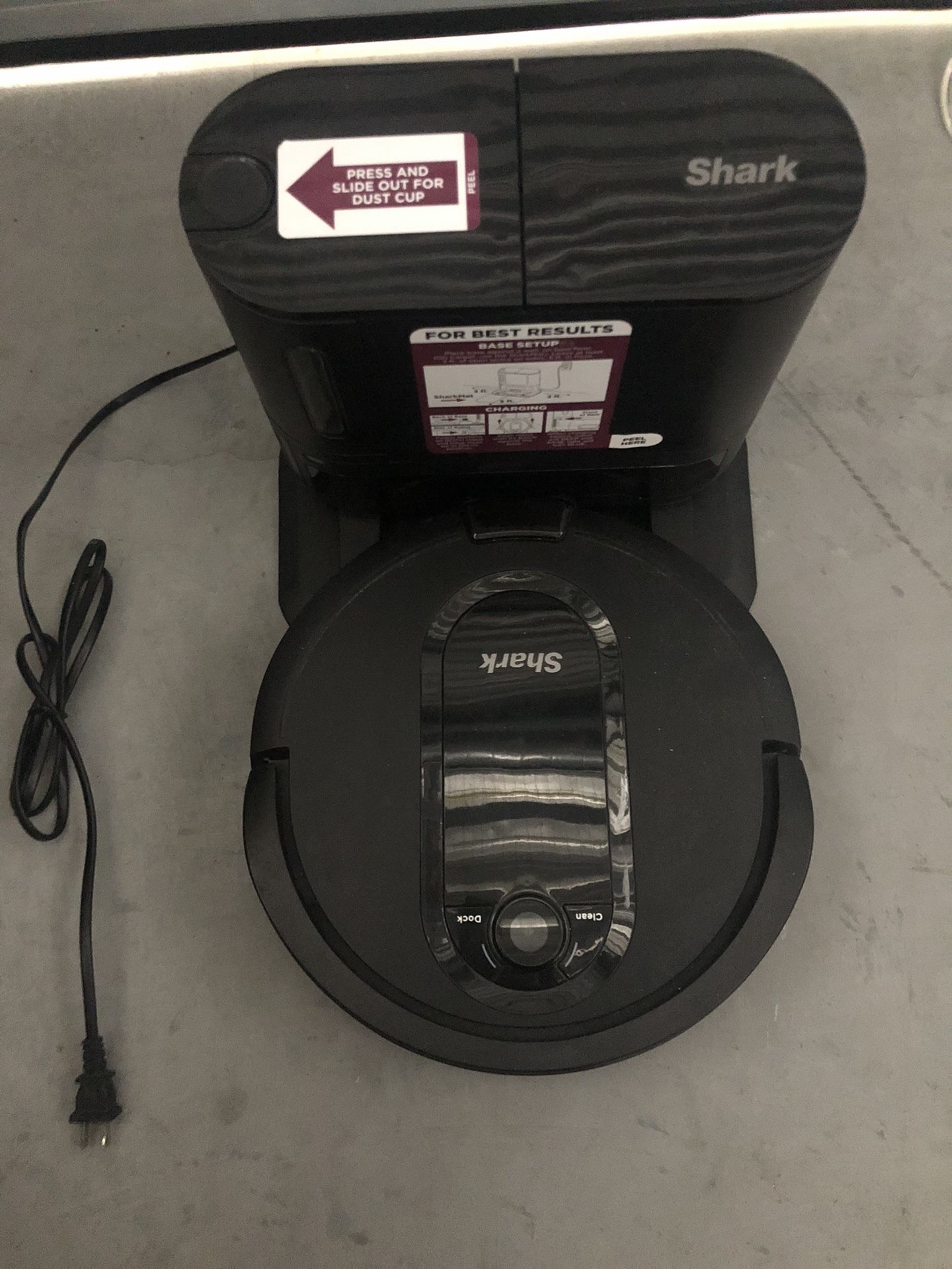 Shark IQ Robot Vacuum with Self-Empty Base – Good Condition!