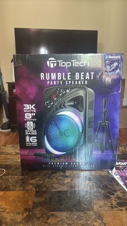 Rubber Beat Party Speaker New in Box