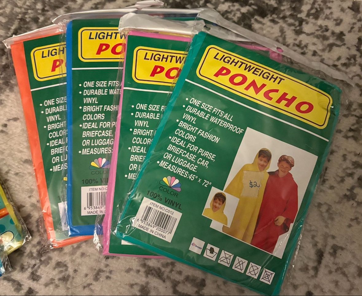 Lightweight Poncho (8 pieces)