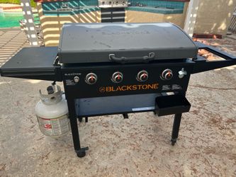 Blackstone 36" 4-Burner Griddle with Hard Cover & Propane Tank