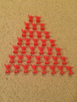 Risk Transformers Game Parts!!! Red Robots!!!