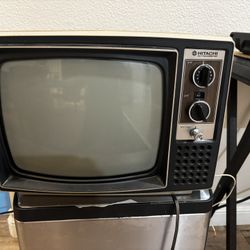 Vintage Hitachi Transistor TV Model P08