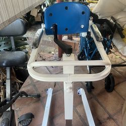 Patient lift trnsfer chair