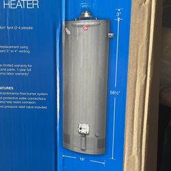 Rheem - New 40 Gal Tank Water Heater