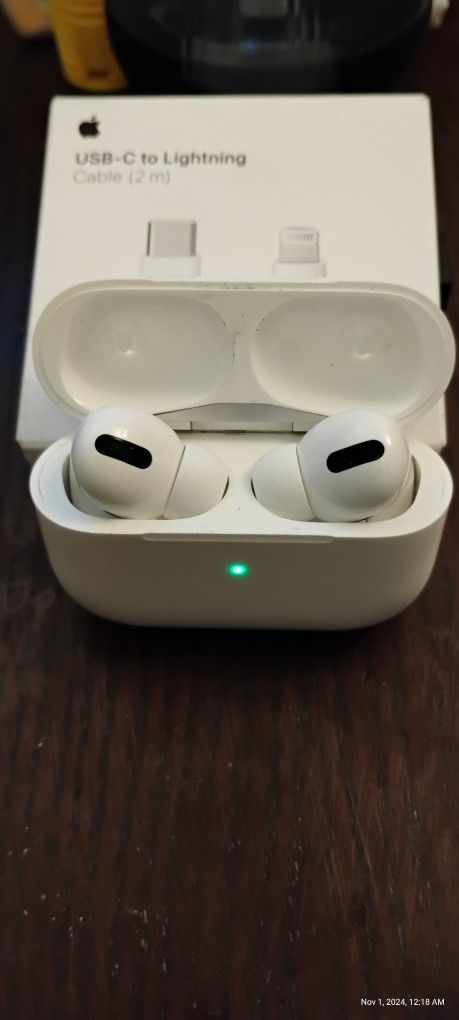 Apple Airpods Pro 2 with Apple Lightning To C Cord In Box