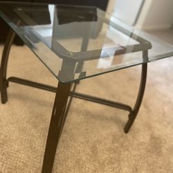 Glass Coffee Table Set