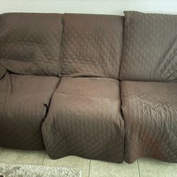 FREE! Used Manual Reclining Sofa & Loveseat