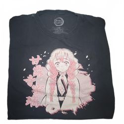 Demon Slayer Men's Black Tshirt