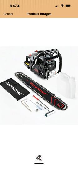 New 20-inch Gasoline Chainsaw, Wholesale price in warehouse 85