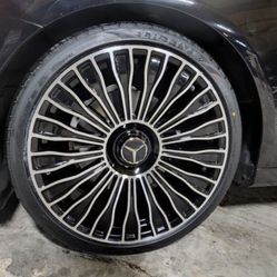 20 INCH NEW WHEELS MAYBACH STYLE AMG FOR MERCEDES BENZ E300 E350 S550 S560 S580 ML350 GLK350 Brand NEW TIRES