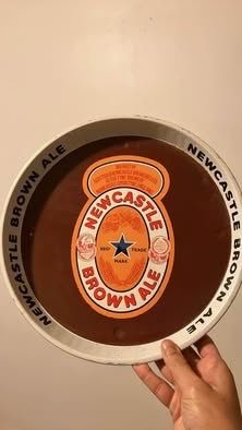 Newcastle Brown Ale Beer Tray