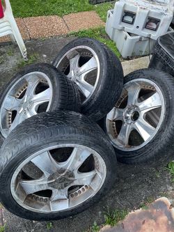Rims with tires