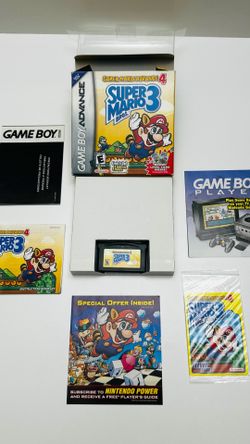 Super Mario Bros 3 Gameboy Advance Video Game