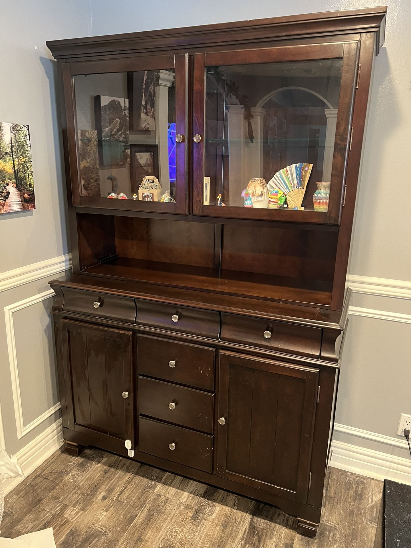 Dining Storage Buffet And Hutch