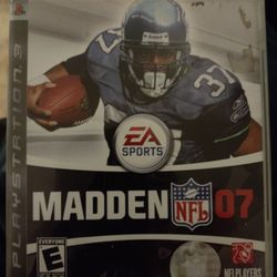 Madden 07 For Ps3