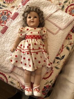 Vintage Porcelain Shirley Temple Doll 1984