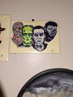 Universal Monsters Horror Art