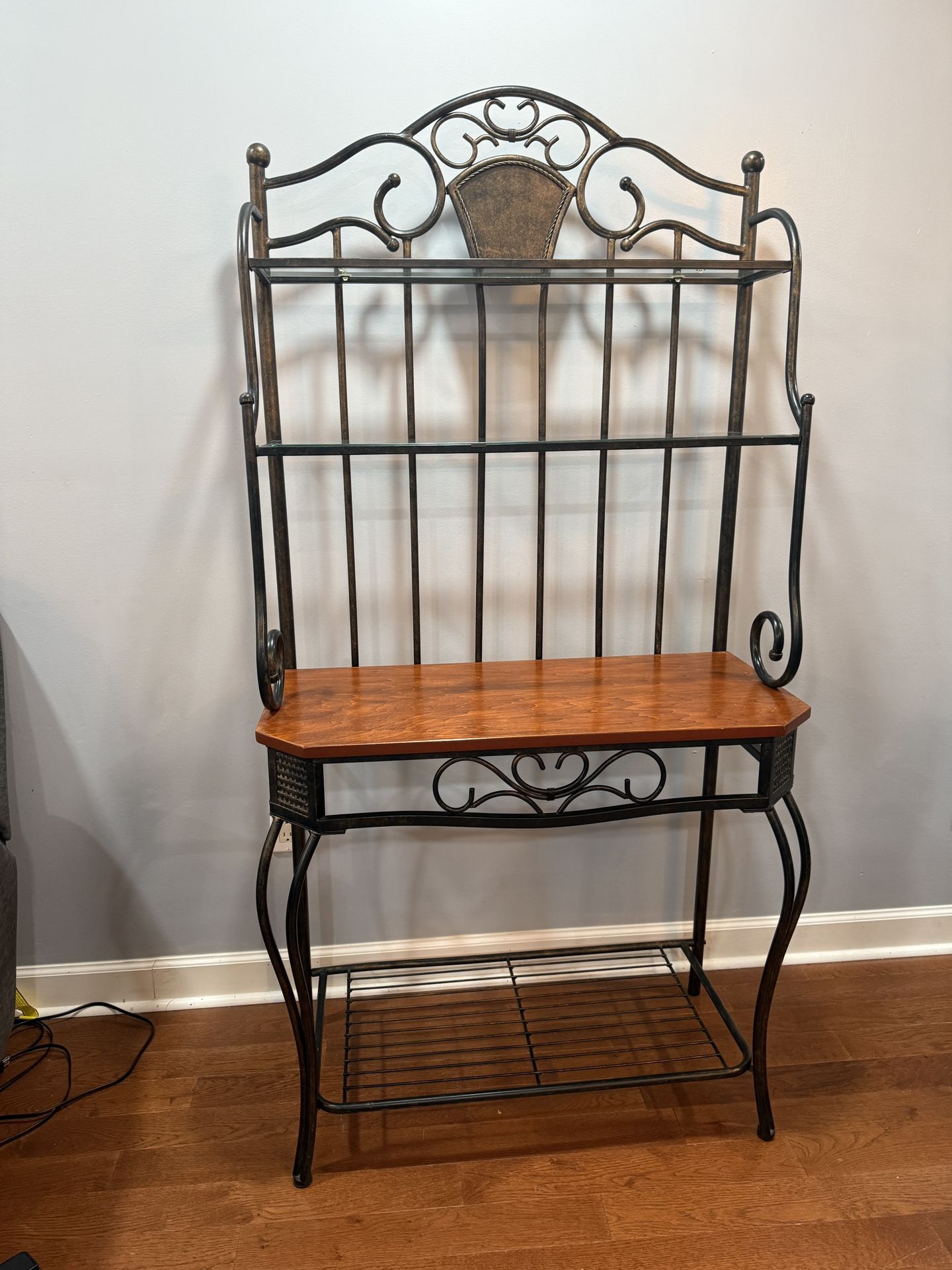 Wrought Iron  Baker Rack