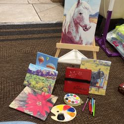 American Girl Doll SAIGE PAINTING SET  Paint Brush