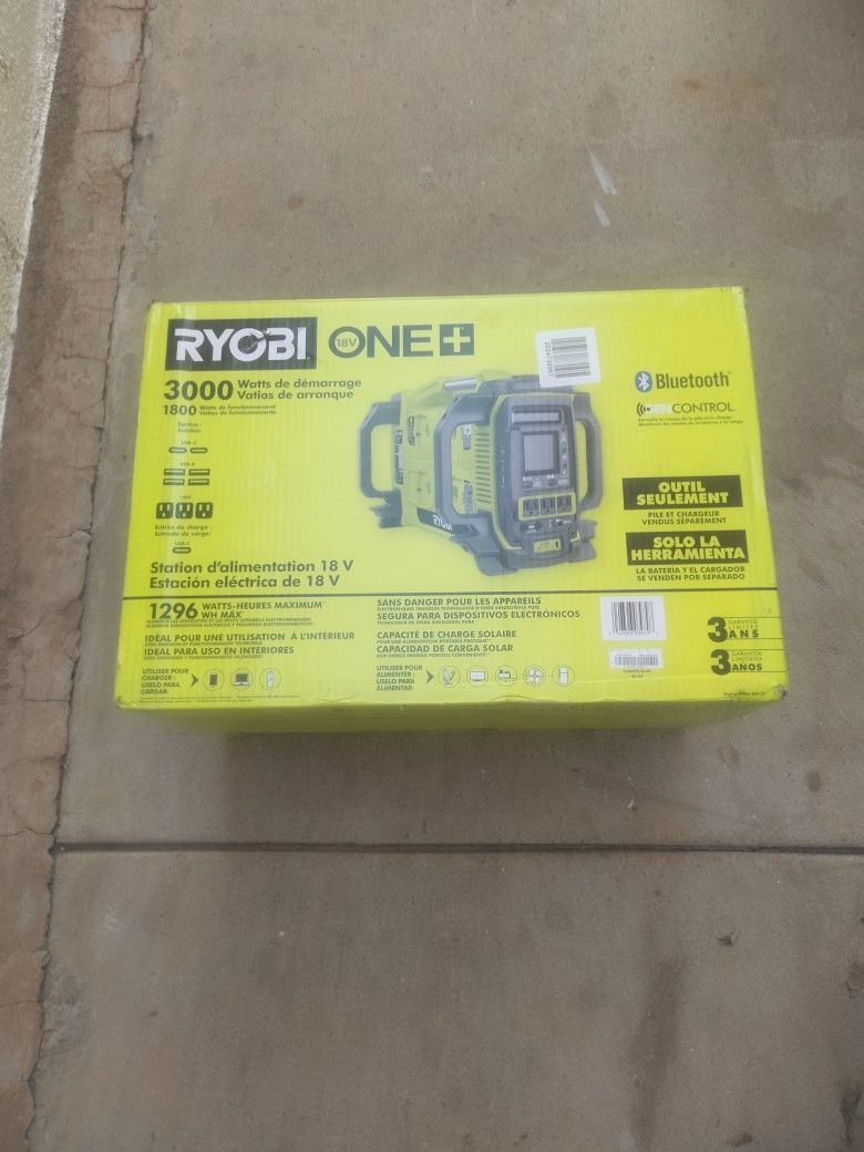 Ryobi Generator 3000 Watt Tool Only Bluetooth New