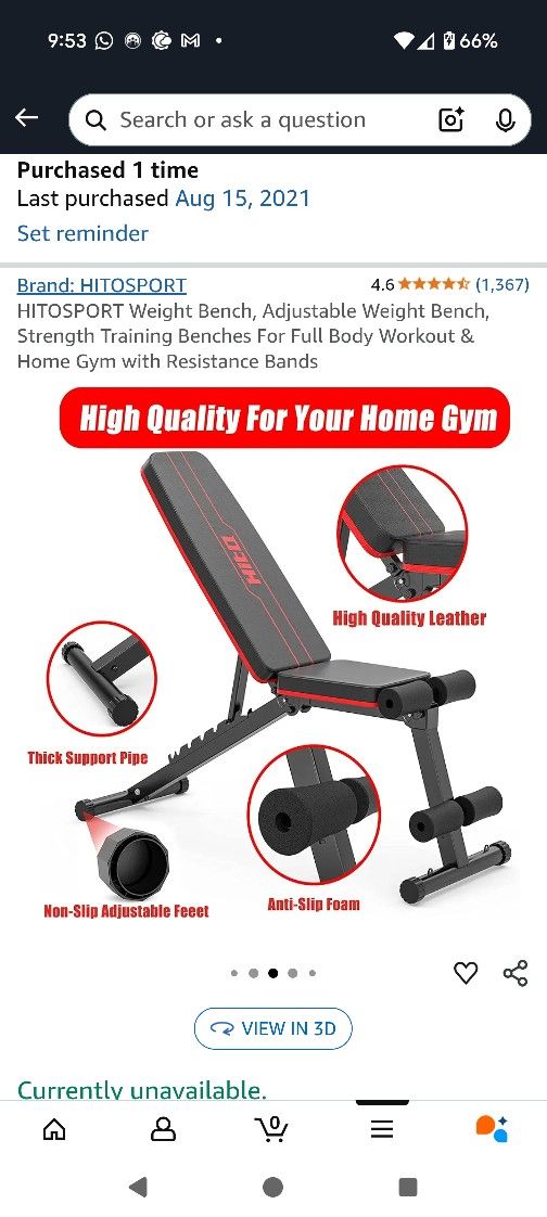 HiTopSports Bench