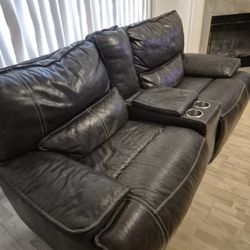 Real Leather Power Recliners 