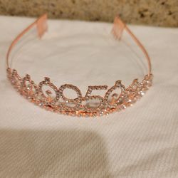 Rose Gold Colored "Crown" For A 95yr  Old Woman