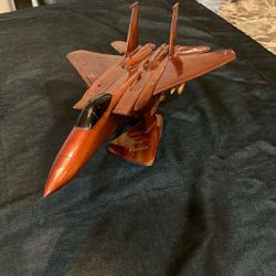 F 15 Model Autographed By Captain Brian Udell Call Sign Noodle Only Pilot To Ever Eject Out Of An F 15 Going Over Mock Speed