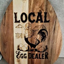 Egg Shaped Cutting Board 