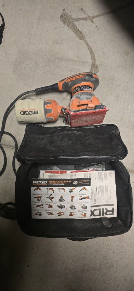 Ridgid electric sander