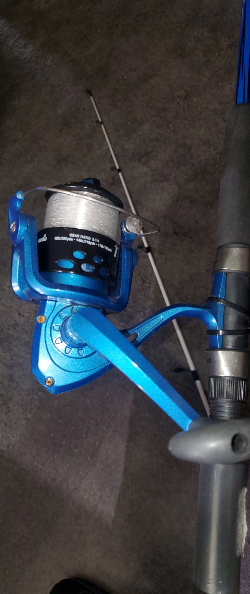 Shakespeare Tiger Fishing Rod & Reel Combo In Excellent Condition