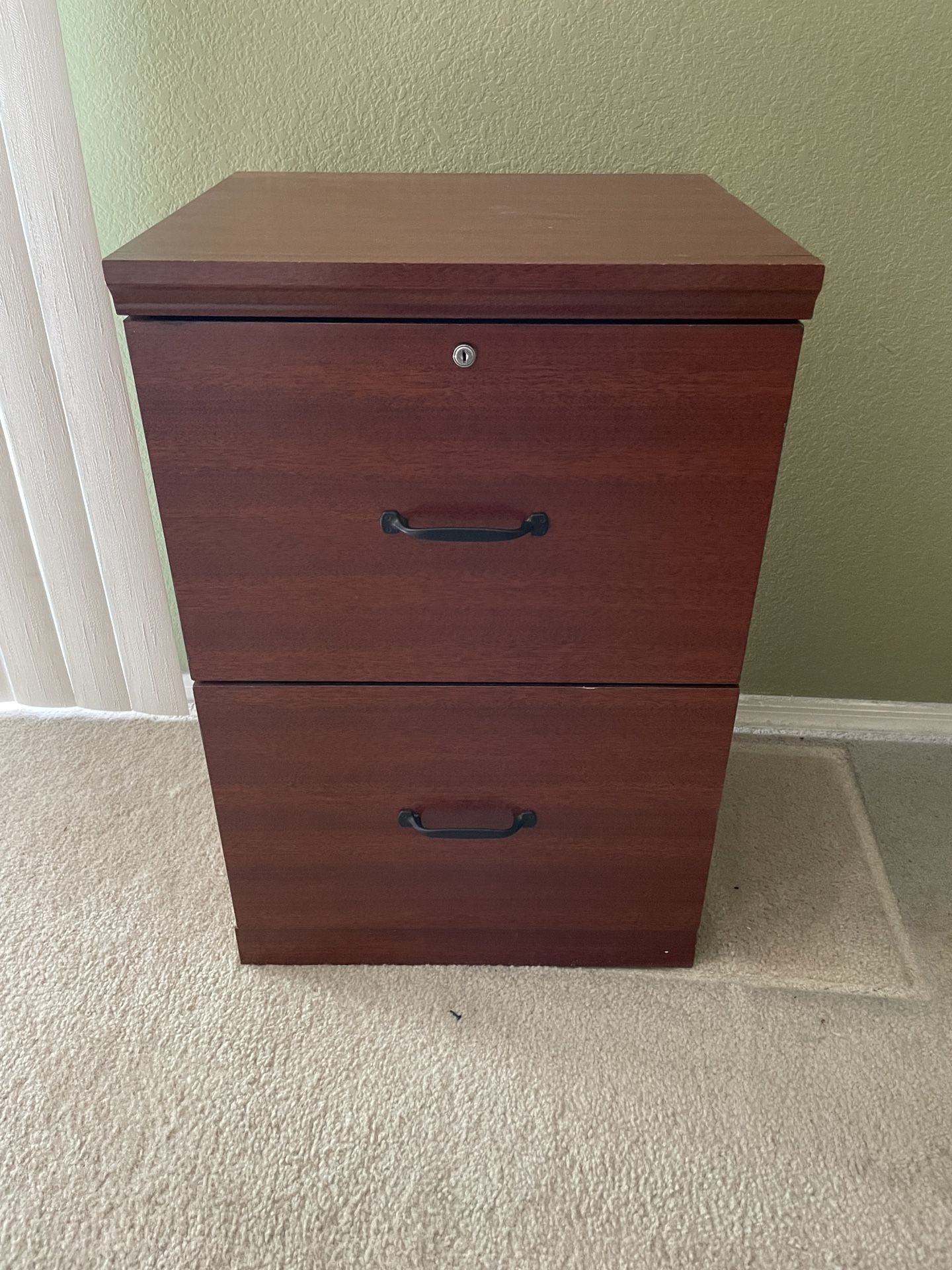 Wood File Cabinet