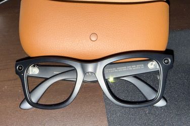 Ray-ban Meta AI glasses Gen 2 (Wayfarer) - Matte Black + Clear lenses