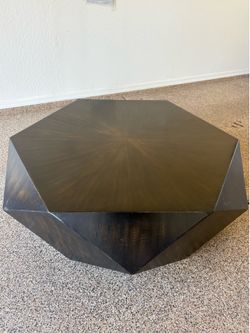 50” coffee table