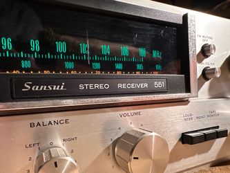 Sansui 551 vintage Receiver Sounds Sweet!