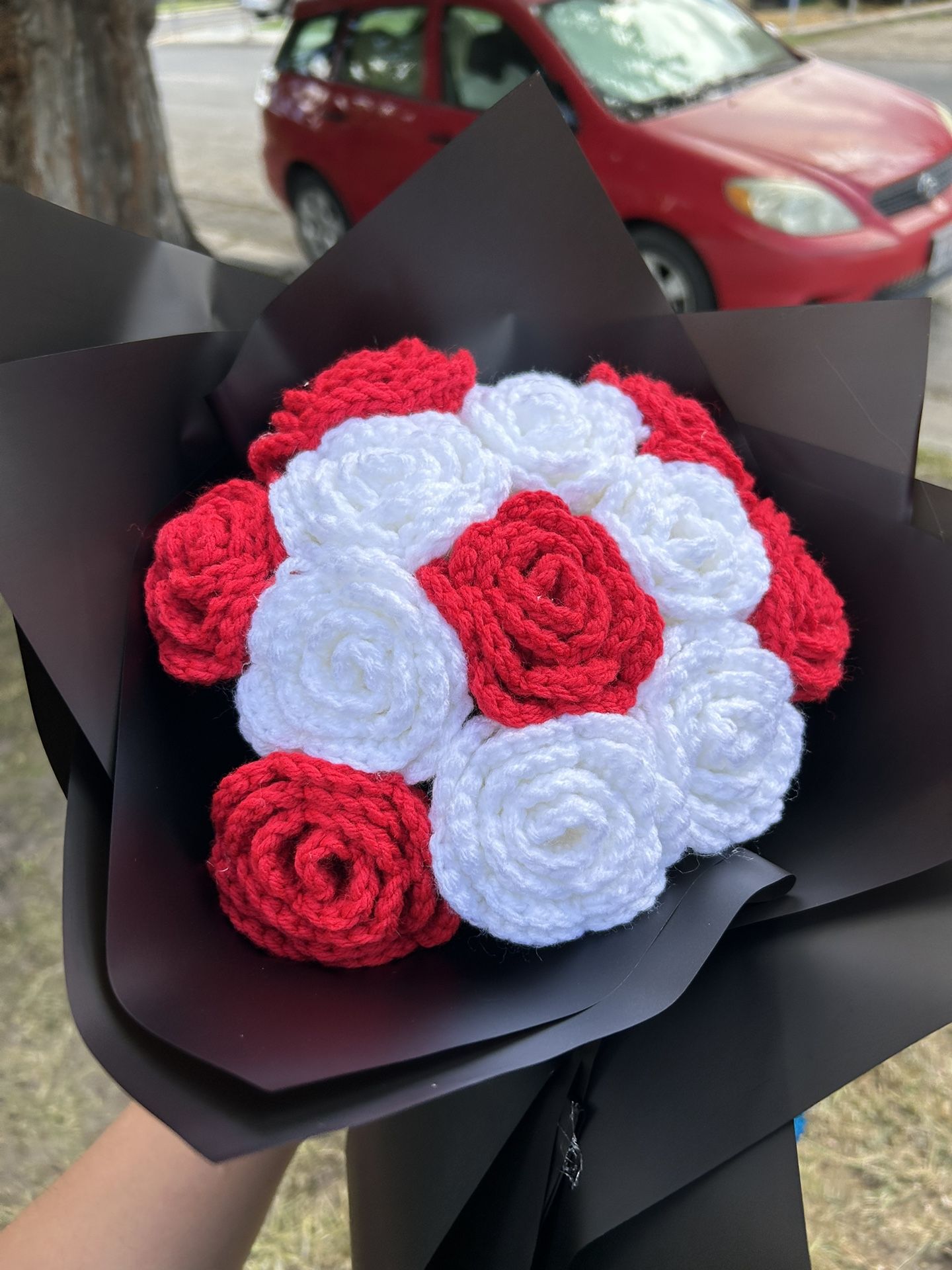 Red And White Bouquet