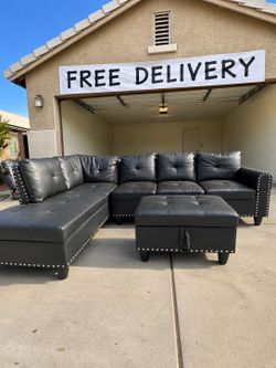 Free Delivery Nailhead Trim Sectional