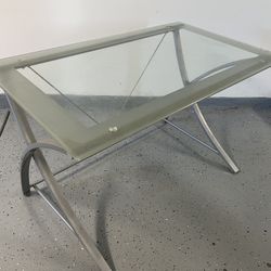 Glass Desk 