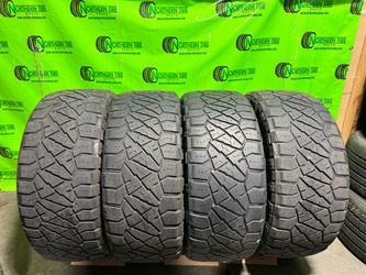 Set of 4 Used Nitto Ridge Grappler 35x12.50R22 Tires