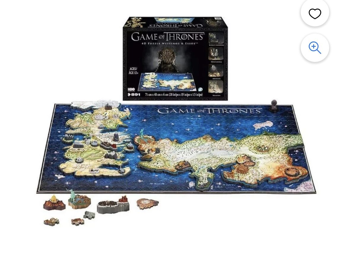 Game Of Thrones 4D Puzzle