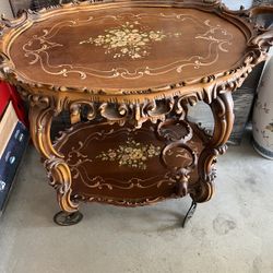 Antique Cart- Tea Cart- bar table