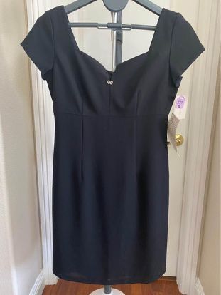 NWT New Blushe By Spiegel Black Polyester Dress Size 8